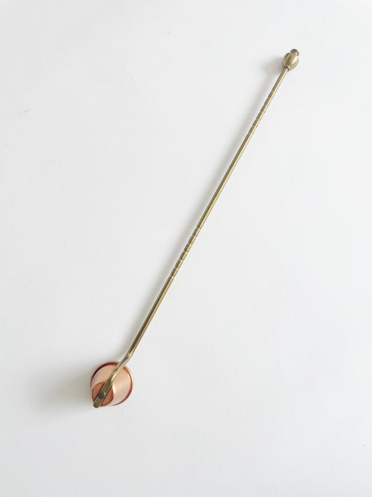 Vintage Copper and Brass Snuffer